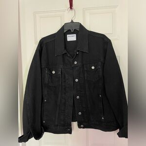 Old Navy Jean Jacket, Size L Black